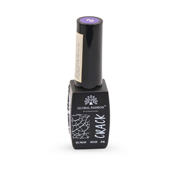 Gel polish "CRACK" – crackle/craquelure effect, 8 ml, No. 10 | طلاء جل "CRACK" بتأثير التشقق (كراكيلور) 8 مل رقم 10
