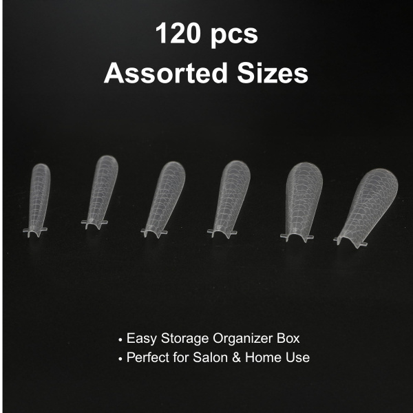 Dual Nail Forms 120pcs – Clear Poly Gel Forms | Square Nail Extension Tips Gel Forms Kit | اطراف اظافر
Dual Nail Forms 120pcs – Clear Poly Gel Forms | Square Dual Nail Forms Reusable Extensions | اظافر صناعية