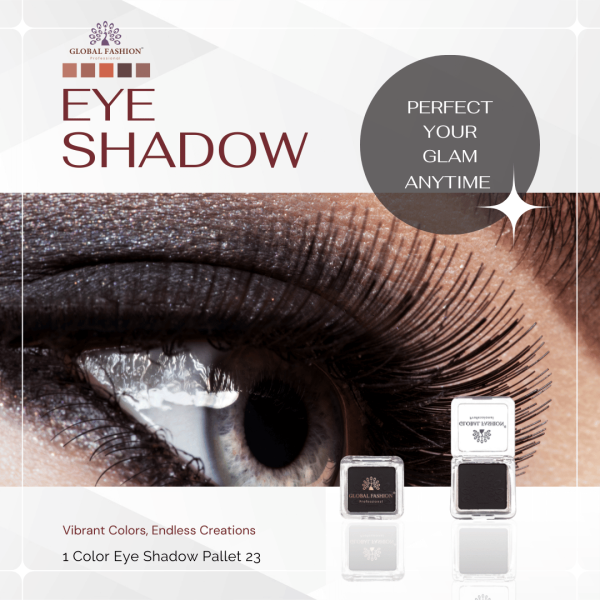 Global Fashion single eyeshadow preview matte shimmer finish ظلال عيون