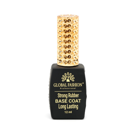 Rubber Base for gel polish Global Fashion, Strong Long Lasting Base Coat 12 ml