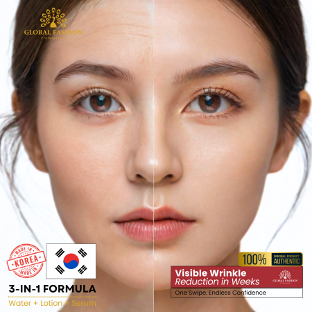 Korean Green Hyaluronic Collagen Anti-Aging Serum 400ml Serum Close Up - Korean Hydrating Anti Aging Facial Treatment | سيروم صورة مقربة