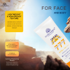 SPF 90 Sunscreen Face & Body 50g UVA/UVB Protection Sunscreen Close Up - SPF Sun Protection Cream with Vitamin E | واقي شمس صورة مقربة