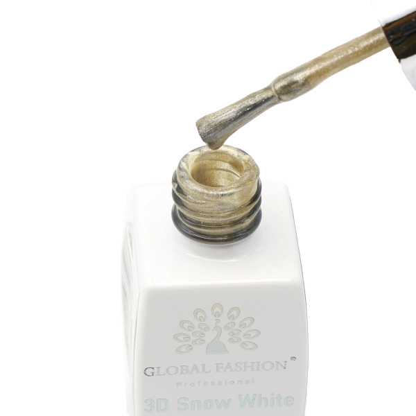 Global Fashion Cat Eye 3D Gel Polish Snow White Collection - 23 Magnetic Shades
