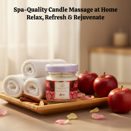 Global Fashion Massage Candle – 30 ml Aromatherapy Spa Candle in 21 Scents