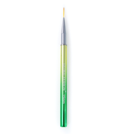 Brush for drawing monograms Global Fashion, green, 15 mm