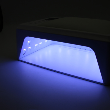 Professional 120W UV/LED Nail Lamp L-1003 by Global Fashion – Built-in Hand Rest & Even Curing

