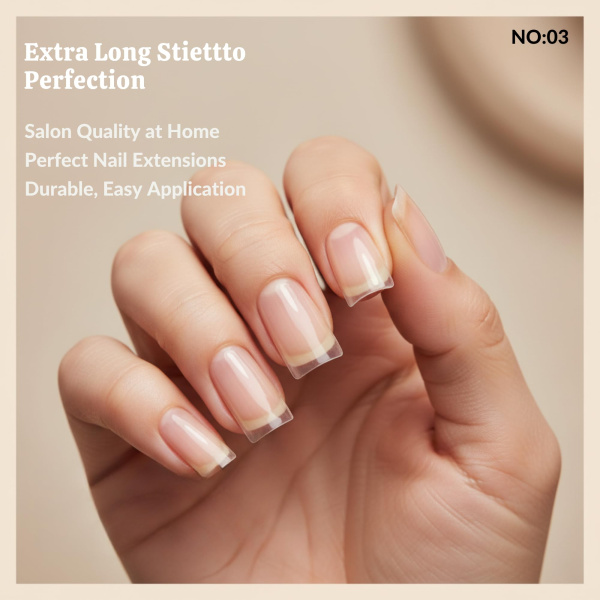 Dual Nail Forms 120pcs – Clear Extension Forms | Coffin Nail Extension Tips Gel Forms Kit | اطراف اظافر
Dual Nail Forms 120pcs – Clear Extension Forms | Coffin Dual Nail Forms Reusable Extensions | اظافر صناعية