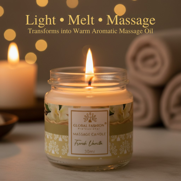 Global Fashion 30 ml Massage Candle – 21 Aromatherapy Scents