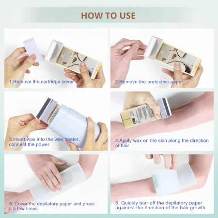 Roll-On Wax Cartridge 400ml – Hair Removal | Coconut Wax Cartridge Close View Hair Removal | شمع رول
Roll-On Wax Cartridge 400ml – Hair Removal | Coconut Paraffin Wax Detailed View Skin Care | شمع بارافين