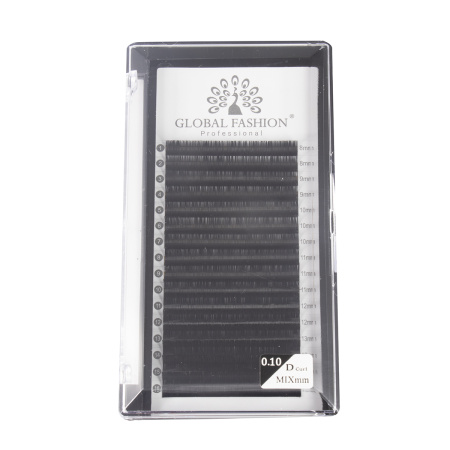 Set of strip eyelashes Global Fashion Premium Lashes mix (8-15 mm) D 0.10