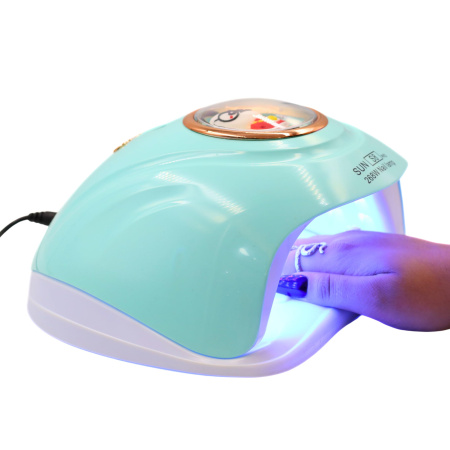 SUN S8 Pro Professional 268W UV/LED Nail Lamp – Mint Green Gel Nail Dryer
