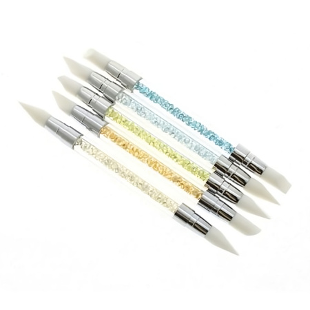 Double-sided silicone brushes 5 pcs.