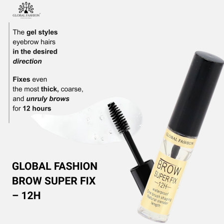 Clear eyebrow gel close up no white cast strong hold جل تثبيت الحواجب لقطة مقربة