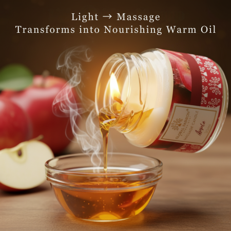 Global Fashion Massage Candle – 30 ml Aromatherapy Spa Candle in 21 Scents