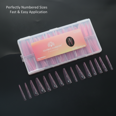 Global Fashion Gel Nail Tips – Professional Long Lasting Extensions
