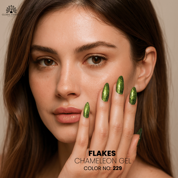 Gel polish Flakes Chameleon 15 ml, 229