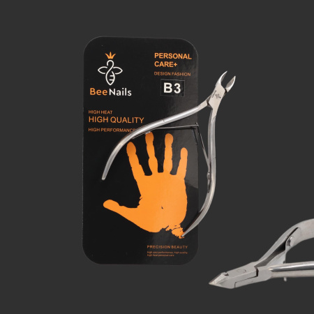 BeeNails Cuticle Nipper Kit – Stainless Steel | B3 Cuticle Nipper Close View Nail Tool | قاطع الكيوتكل
BeeNails Cuticle Nipper Kit – Stainless Steel | B3 Nail Cutter Detailed View Professional Tool | اداة قص الكيوتكل