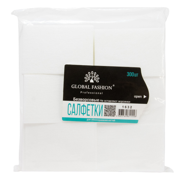 Lint-free wipes, medium hardness, 300 pcs.