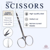 Global Fashion Manicure Scissors | Detailed Professional Nail Scissors Straight & Curved
مقص مانيكير جلوبال فاشن | مقص أظافر احترافي مستقيم ومنحني بالتفصيل
