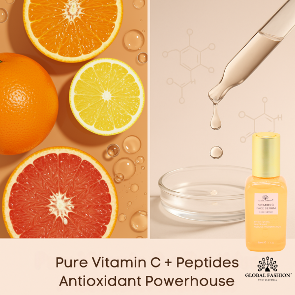 Vitamin C Face Serum 50ml – Brightening Face Serum Bottle 50ml - Anti Aging Hydrating Skincare Serum UAE GCC | سيروم للوجه