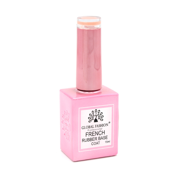 French Rubber Base 15ml – Global Fashion | Preview Nail Gel Polish Base
فرنش روبر بيس كوت 15 مل – جلوبال فاشن | عرض بيس جل بوليش للأظافر
