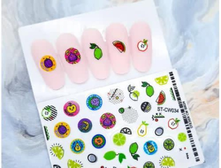 Smooth self-adhesive sticker ST CW 34