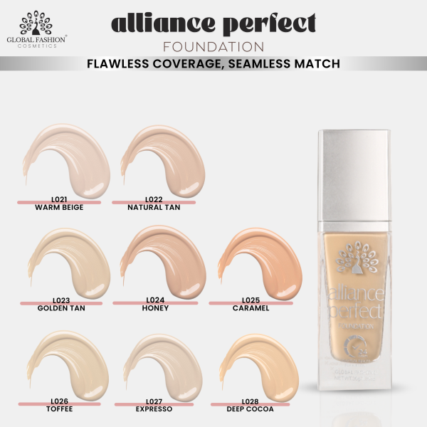 Global Fashion 24H foundation preview tone adapting full coverage كريم اساس يدوم طويلا