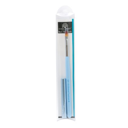 Flat, synthetic gel brush #8, Global Fashion
