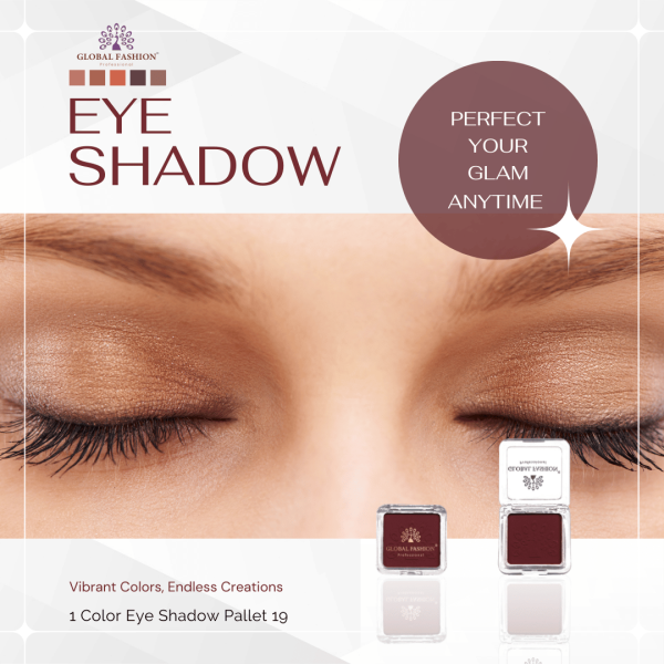 Global Fashion single eyeshadow preview matte shimmer finish ظلال عيون