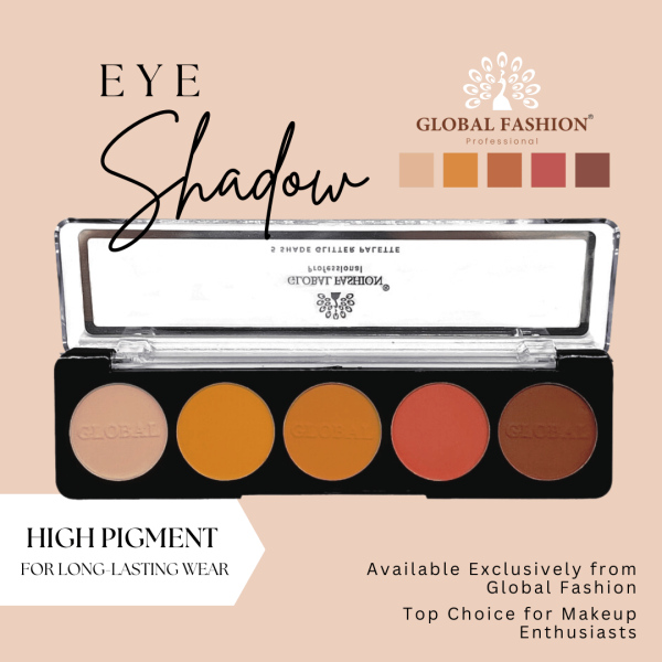 Global Fashion eyeshadow palette preview matte shimmer finish باليت ظلال عيون

