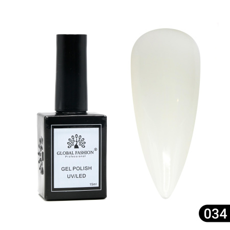 Gel polish Global Fashion, Gel polish 15 ml, 34