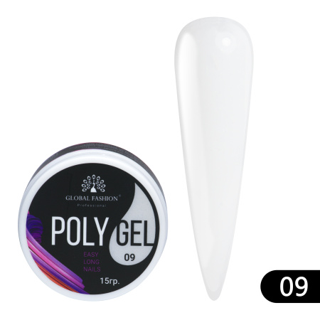 Poly UV gel (Polygel) Global Fashion 15 g 09