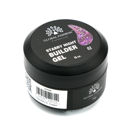 Global Fashion Starry Night Builder Gel – 15g | Professional Nail Extension Gel
جل بيلدر ستاري نايت من جلوبال فاشن – 15 جرام | جل تمديد أظافر احترافي
