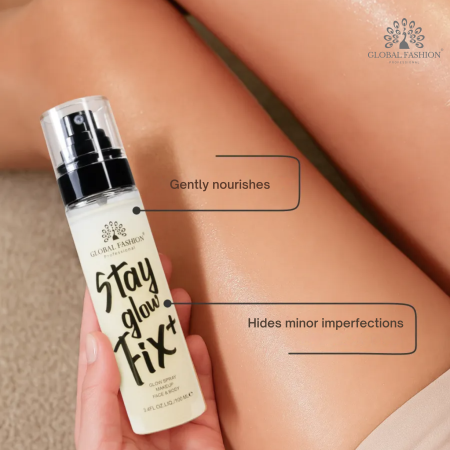 Shimmer mist glow spray close up light veil radiance بخاخ جلو ولمعان لقطة مقربة