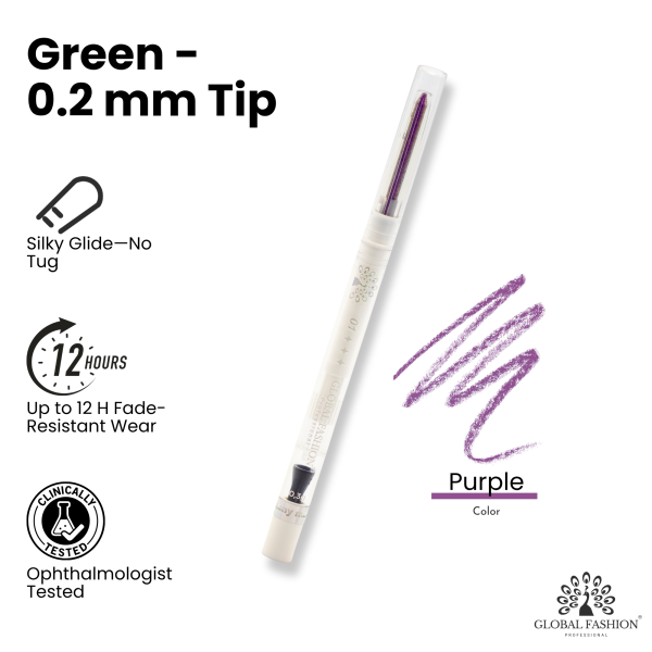 Waterproof gel eyeliner pen 0.3g precision tip smudge proof ايلاينر جل مقاوم للماء