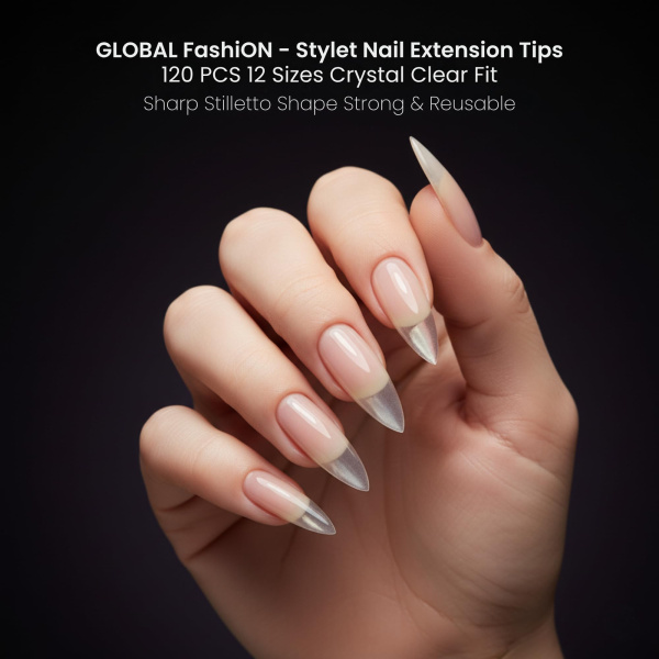 Nail Extension Tips 120pcs – Clear Dual Forms | Coffin Nail Extension Tips Gel Forms Kit | اطراف اظافر
Nail Extension Tips 120pcs – Clear Dual Forms | Coffin Dual Nail Forms Reusable Extensions | اظافر صناعية