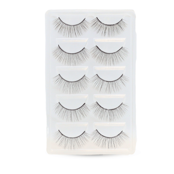 3D wispy false eyelashes reusable natural look fluffy lashes رموش صناعية طبيعية