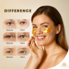 Korean 24K Gold Collagen Under Eye Patches 30 Pairs Eye Patch Close Up - Hydrating Collagen Under Eye Treatment | لاصقات العين صورة مقربة