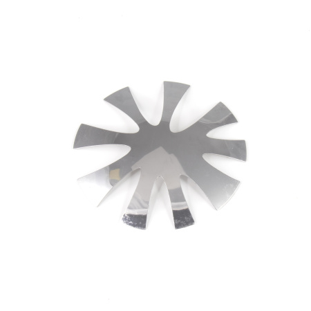 Metal plate for forming a French manicure #K