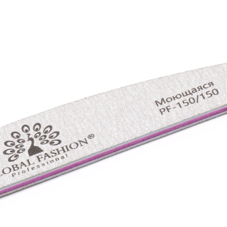 Global Fashion Nail File 150/150 – Professional Emery Board for Acrylic & Gel

