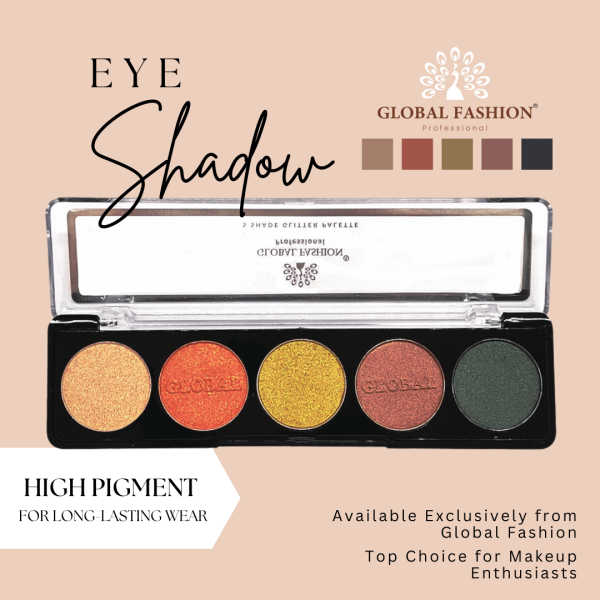 Global Fashion eyeshadow palette preview matte shimmer finish باليت ظلال عيون
