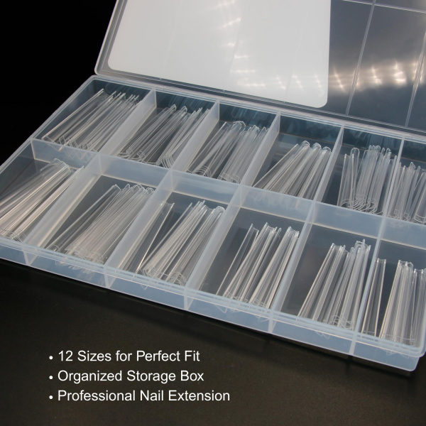 Half Cover Gel Tips 120pcs – Clear Nail Extensions | Coffin Nail Extension Tips Gel Forms Kit | اطراف اظافر
Half Cover Gel Tips 120pcs – Clear Nail Extensions | Coffin Dual Nail Forms Reusable Extensions | اظافر صناعية