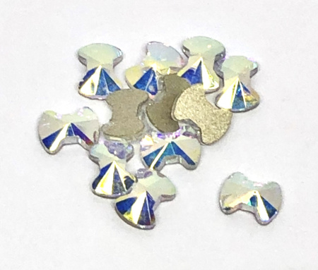 Swarovski stones bow chameleon 12 pcs