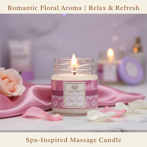 Global Fashion 30 ml Massage Candle – 21 Aromatherapy Scents