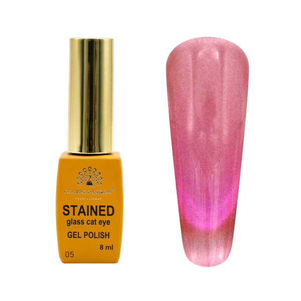 Gel polish cat eye stained glass 8 ml, Glass cat eyes 05