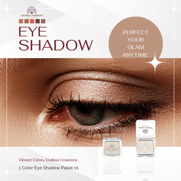 Global Fashion single eyeshadow preview matte shimmer finish ظلال عيون