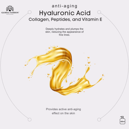 Korean White Bandage Water Hyaluronic Collagen Serum 400ml Serum Close Up - Korean Hydrating Anti Aging Facial Treatment | سيروم صورة مقربة