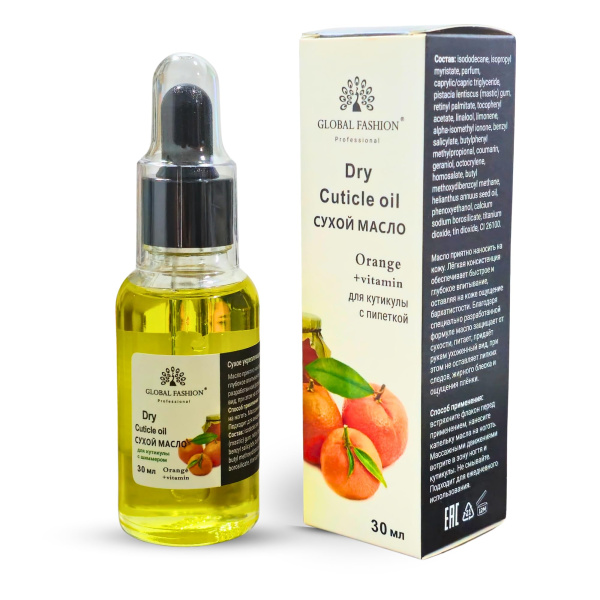 Global Fashion Professional Cuticle Oil – Natural Nail & Skin Care Blend