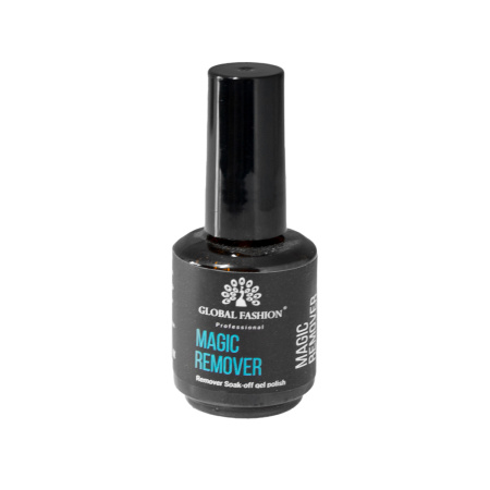 Liquid for removing gel polish 15 ml, Magic Remover Global Fashion