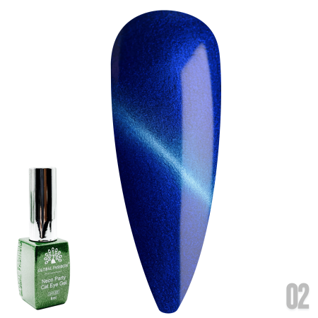 Gel polish Cat Eye Neon Party 8 ml, 002